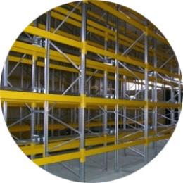 Production of warehouse pallet racking systems